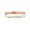 Bracelet Co88 France en acier inoxydable rose gold et zircon blanc