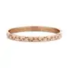 Bracelet/jonc Co88 France en acier inoxydable rose gold et émail multicolore