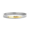 Bracelet/jonc Co88 France en acier inoxydable doré et argenté LOVE