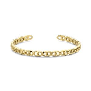 Bracelet jonc Co88 France en acier inoxydable doré