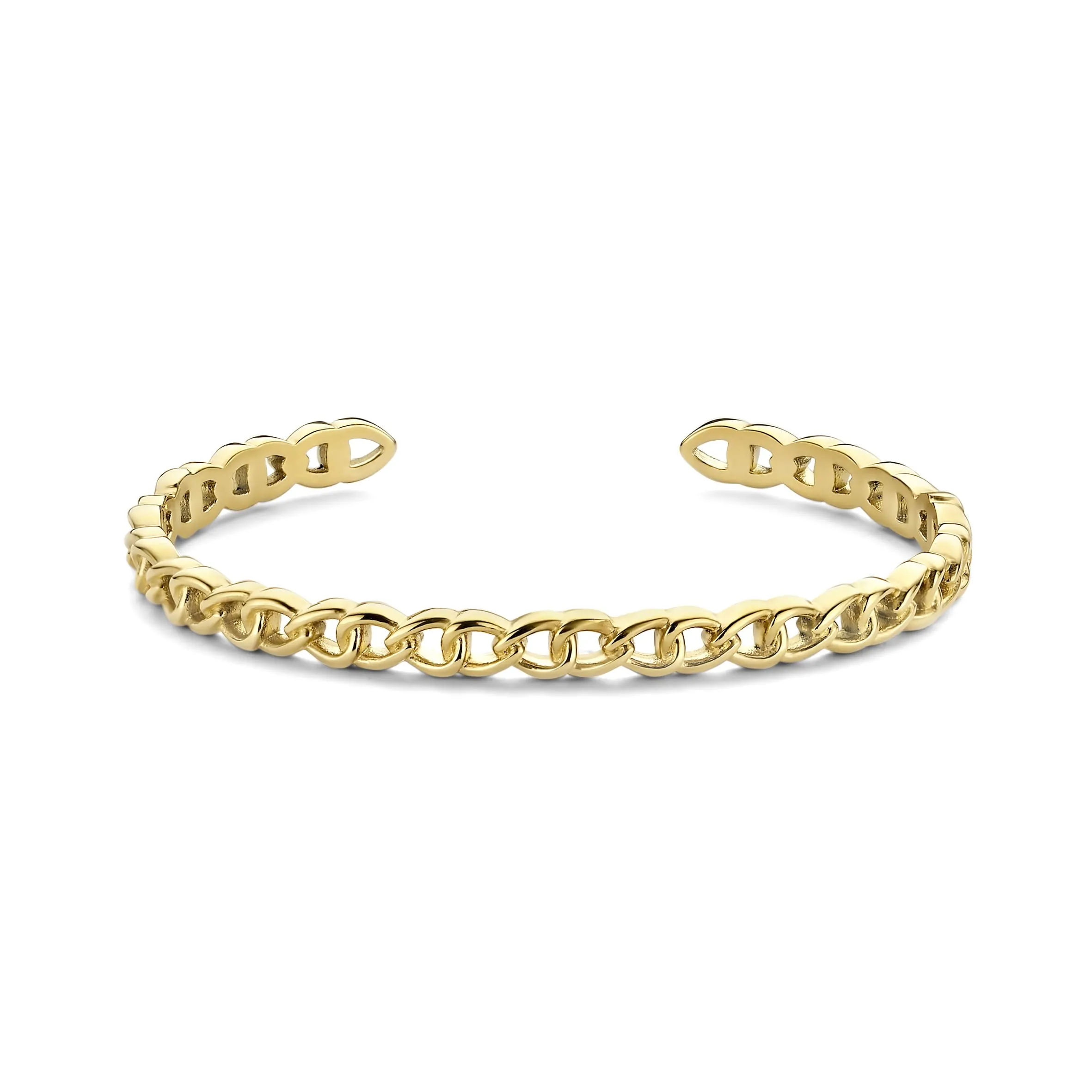 Bracelet jonc Co88 France en acier inoxydable doré