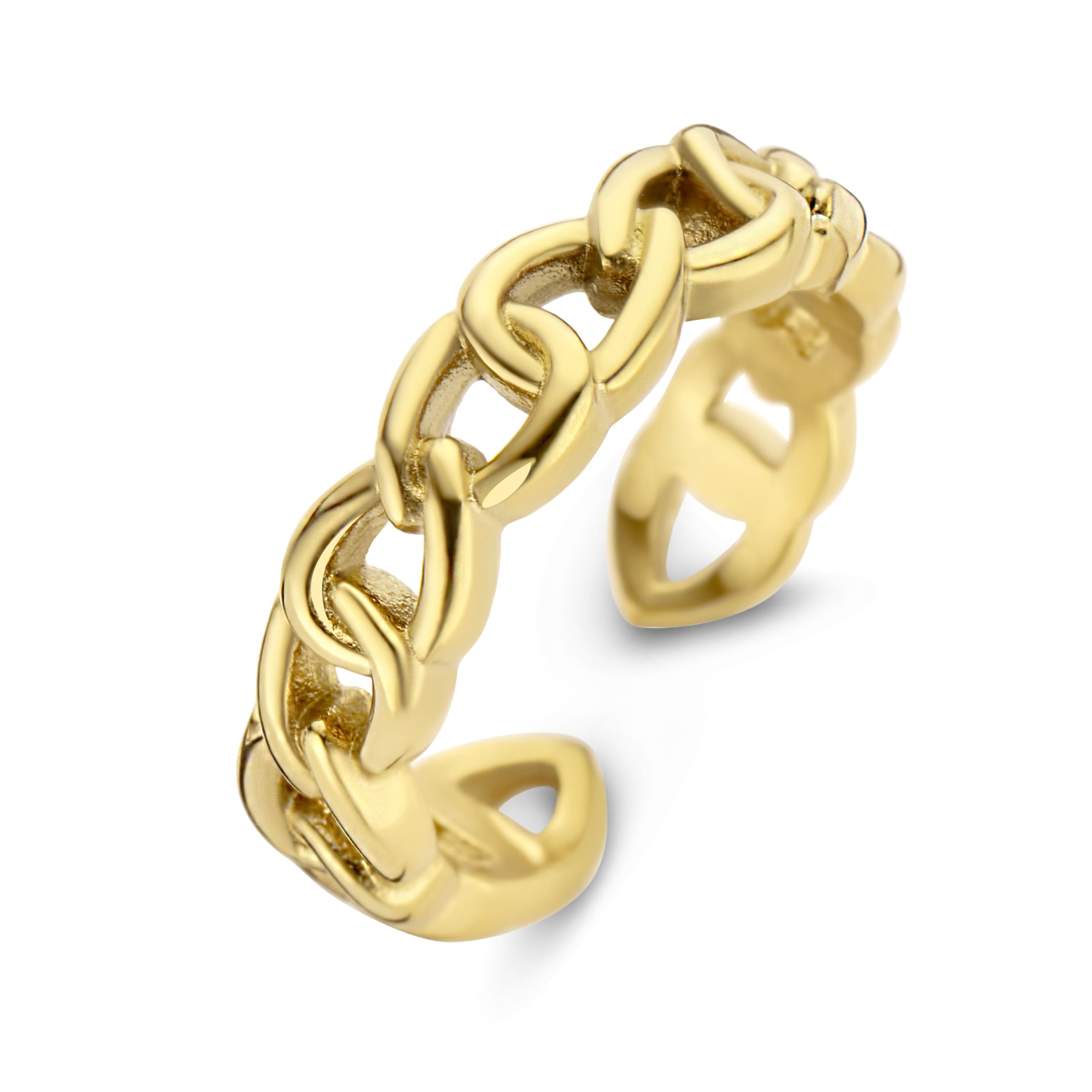 Bague JOSEPHINE en acier inoxydable doré