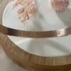 Bracelet/jonc en acier inoxydable rose gold enjoy the little things
