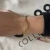 Bracelet/jonc en acier inoxydable doré Co88 France