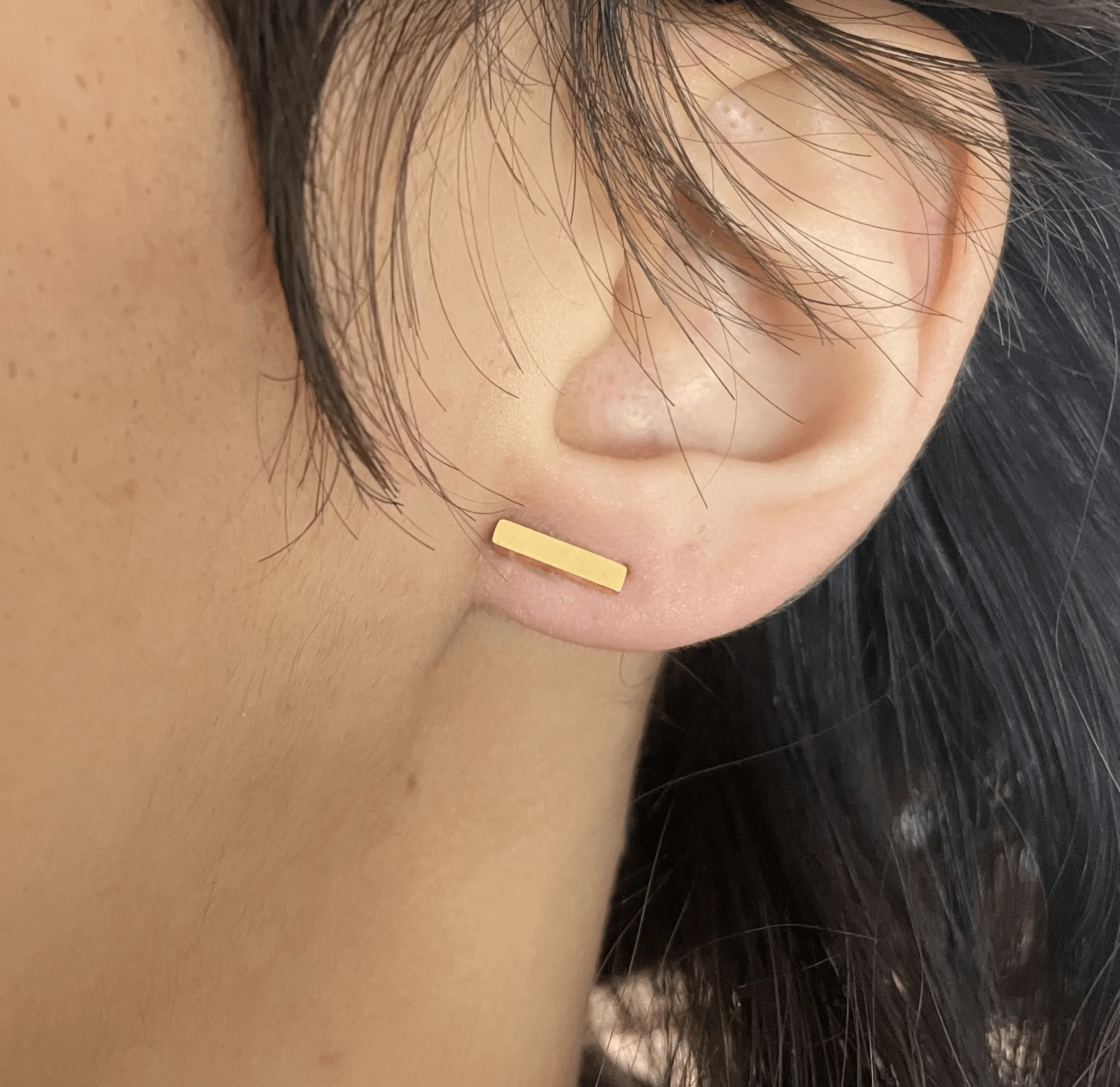 Puce d'oreille Co88 France en acier inoxydable doré