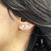 8CE-70030-1 Composition de boucles d'oreilles, puces d'oreilles Co88 France en acier inoxydable argenté