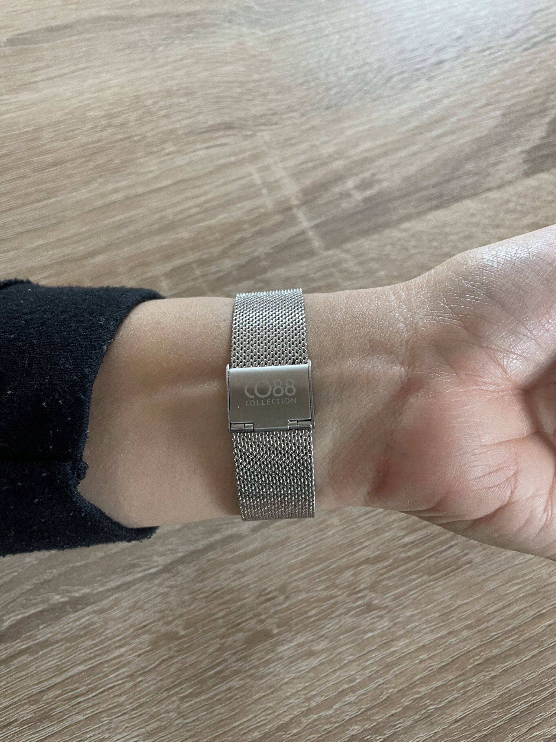 Montre Co88 France en acier inoxydable argenté