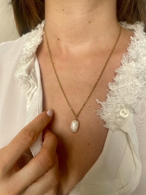 Image of Collier MAROI acier inoxydable