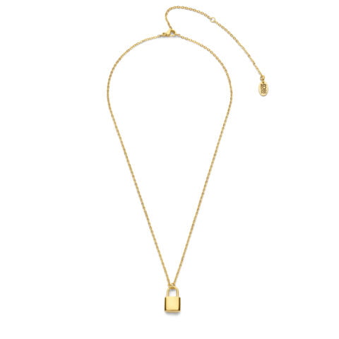 Collier CARMEN cadenas en acier inoxydable doré