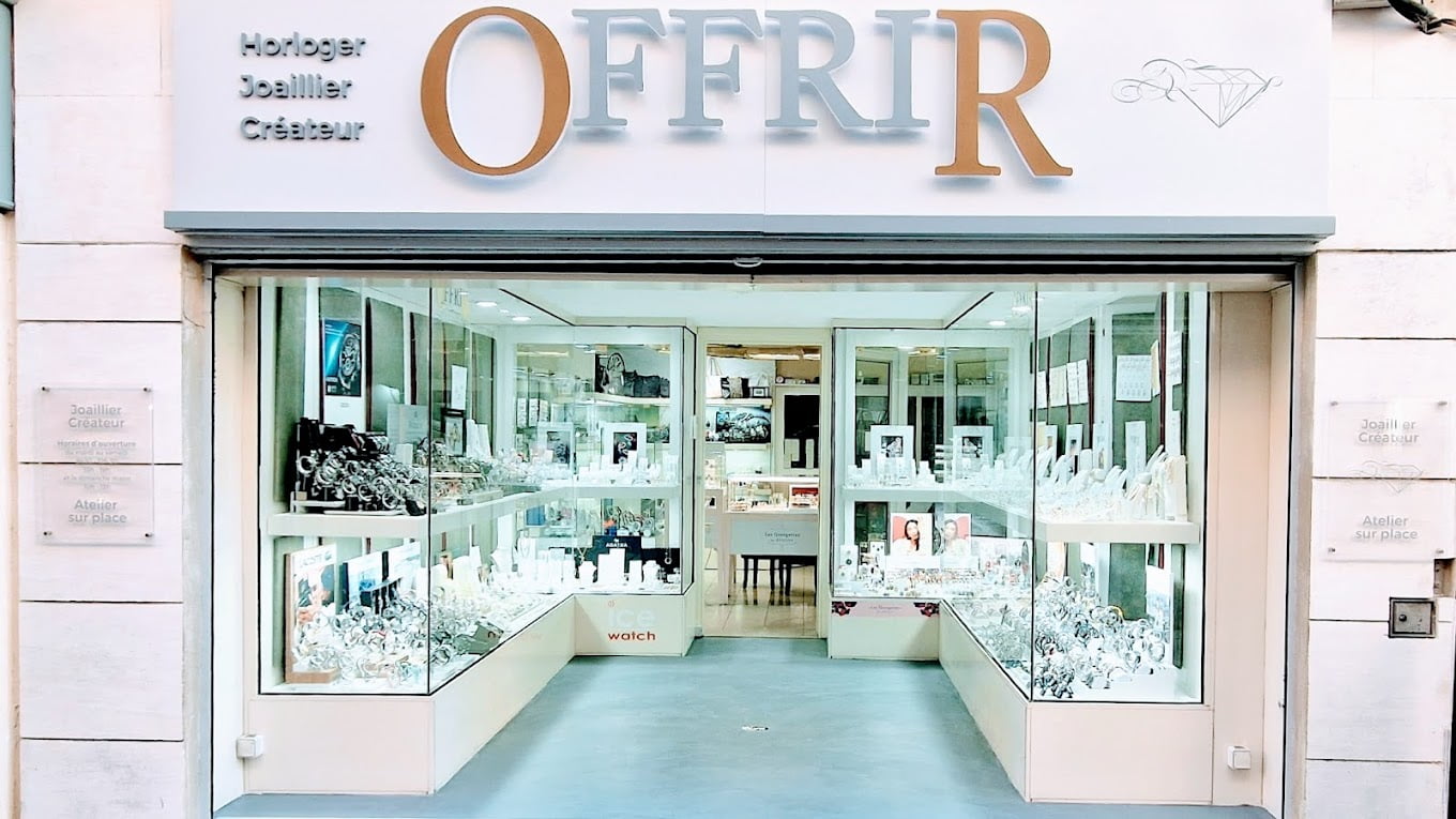 Devanture OFFRIR BIJOUTERIE