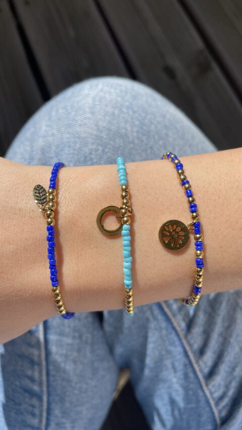 Composition de bracelets en perles ZANA / ELINA / SERENA